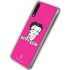 Betty Boop Pink Background Galaxy A50 Clear Case
